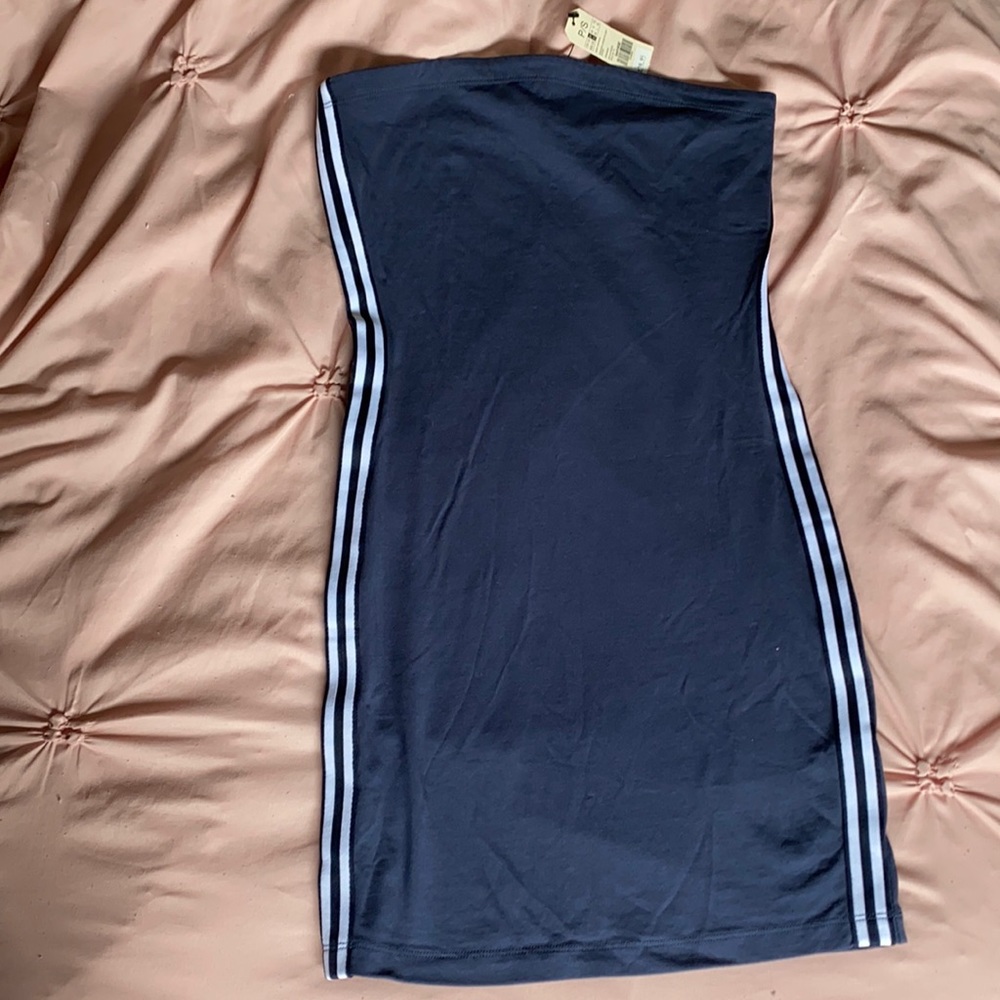 Strapless garage dress